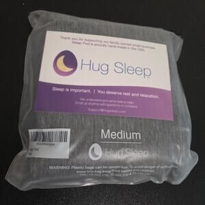 Hug Sleep POD Cocoon Heather Gray Blanket Comfort Size Medium